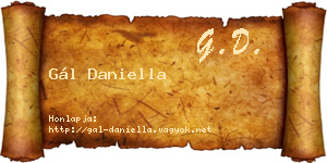 Gál Daniella névjegykártya